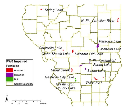 Impaired Watersheds Map