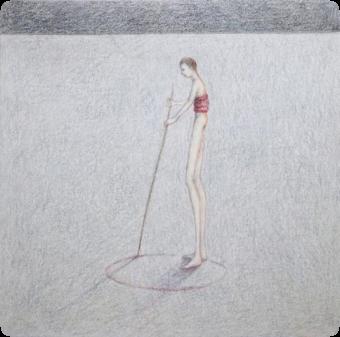 Nancy Plotkin, Untitled, No date (late 1980s), colored pencil on paper, Illinois Legacy Collection, Gift of Andrew John Plotkin