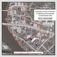 Site Location Map, Bishop Landfill, Litchfield, Illinois