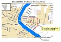 Site Location Map, Bishop Landfill, Litchfield, Illinois