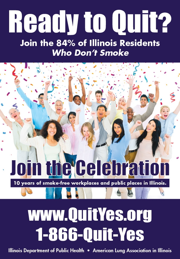 Smoke-free Celebration Pop Up Poster