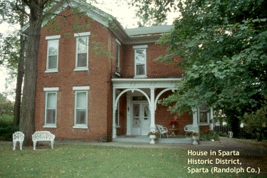 house in Sparta Historic District