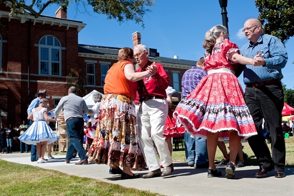 Square dancing group