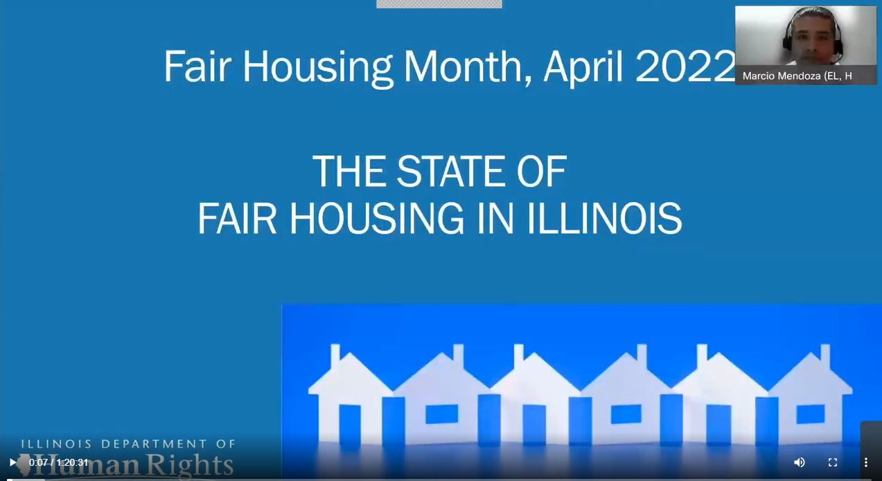Watch video of TheState of Fair Housing in IL Event from April 2022