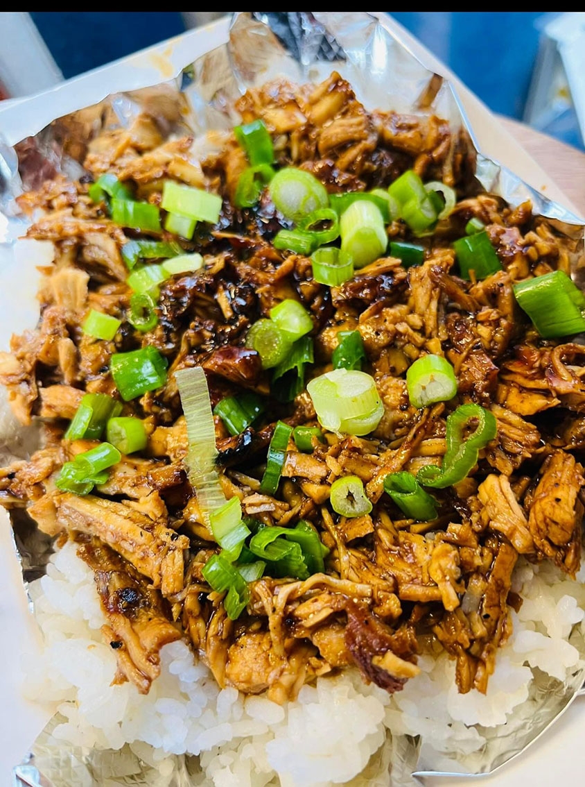 Teriyaki Chicken Rice Bowl from the chinese japanese booth