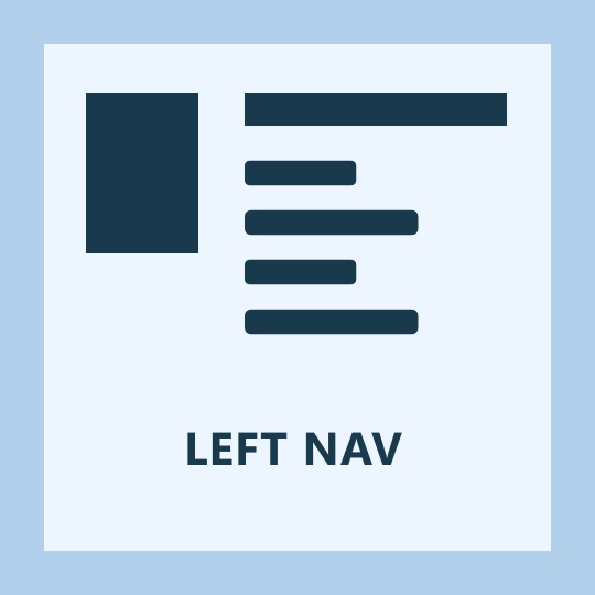 Left nav template