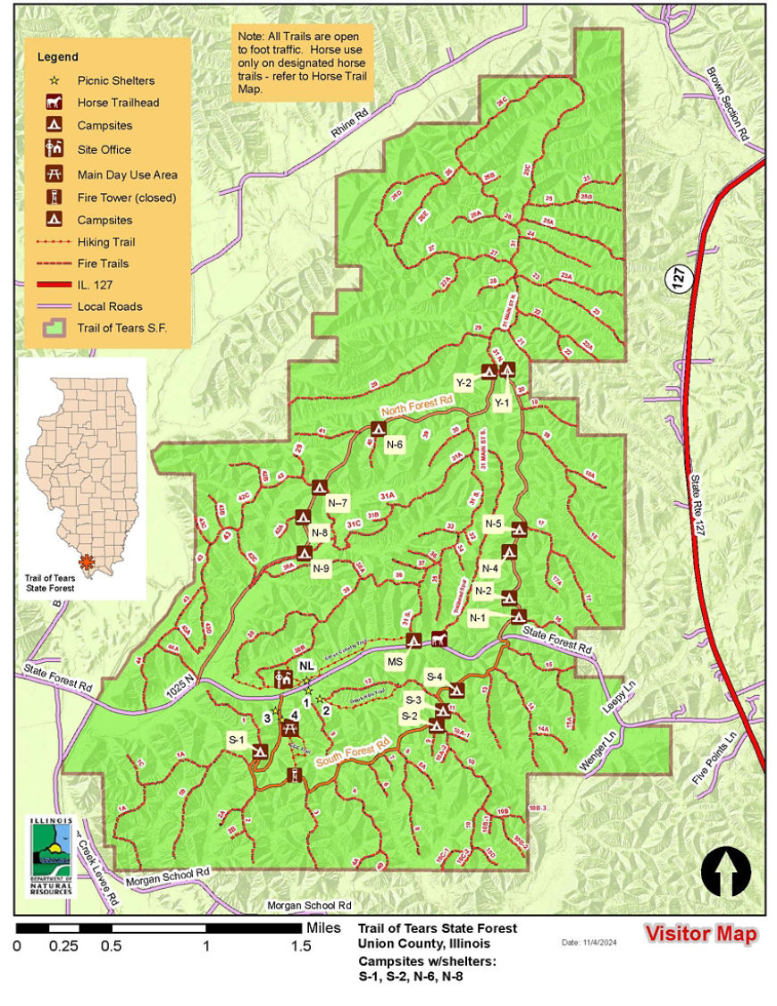 Trail of Tears map