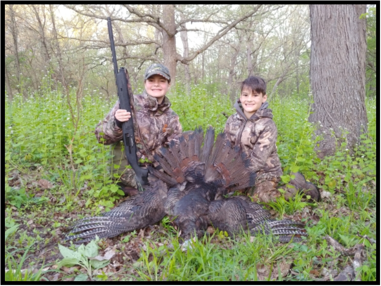 Youth turkey hunting