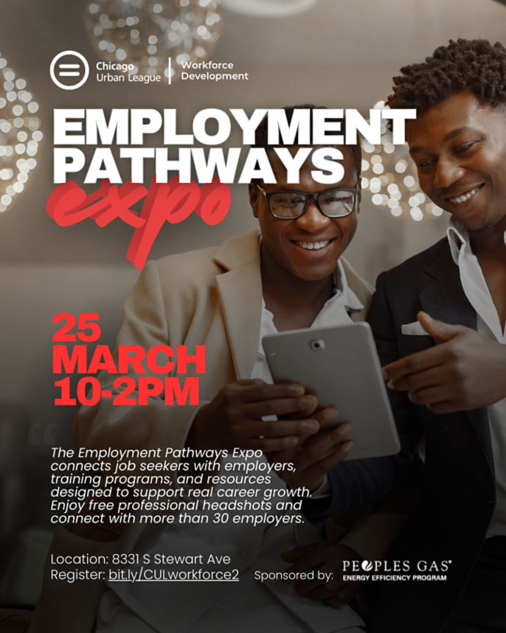 Employment Pathways Expo, March 25, 10:00 am to 2:00 pm