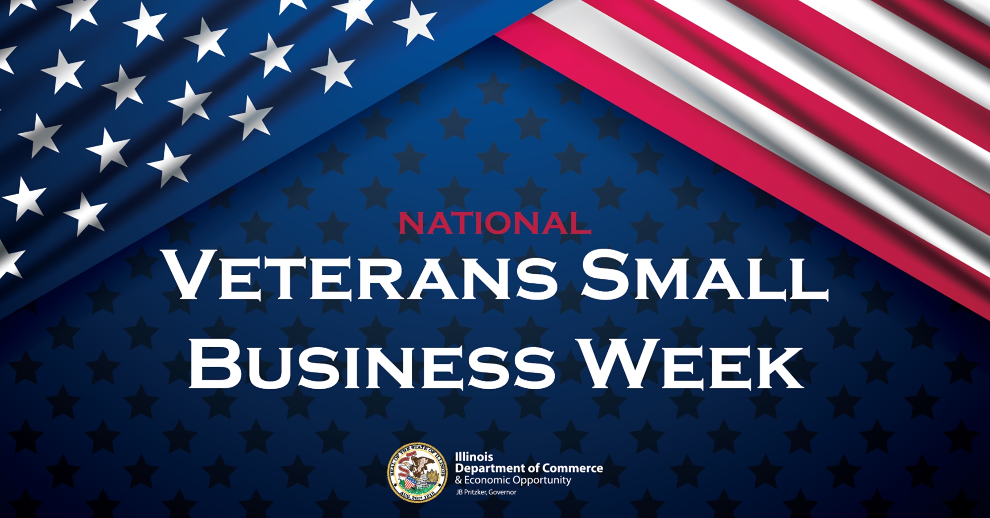 National Veterans Small Business Week graphic