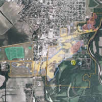 Site Location Map, Bishop Landfill, Litchfield, Illinois