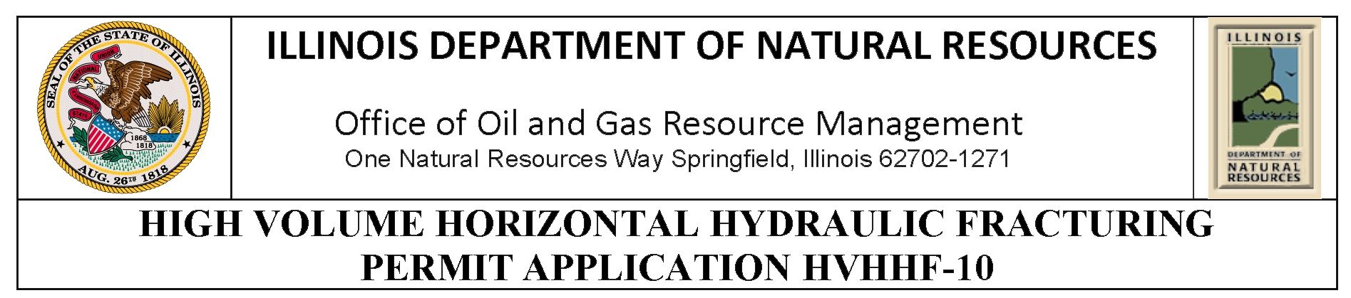 High Volume Horizontal Hydraulic Fracturing Permit  Image