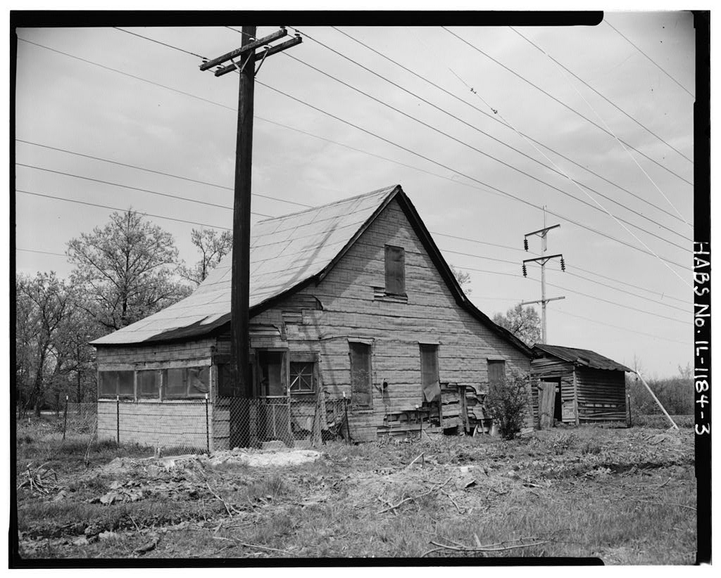 Brownsville vicinity, Matsell Cottage, northwest corner of Township Road 229 & Illinois Route 1 (HABS IL-1184)