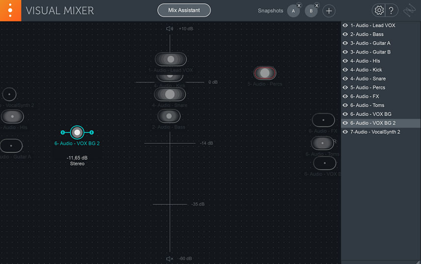 Visual Mixer Overview | Virtual mixing command center