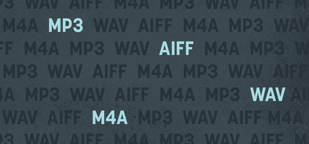 What S The Real Difference Between Wav Aiff Mp3 And M4a