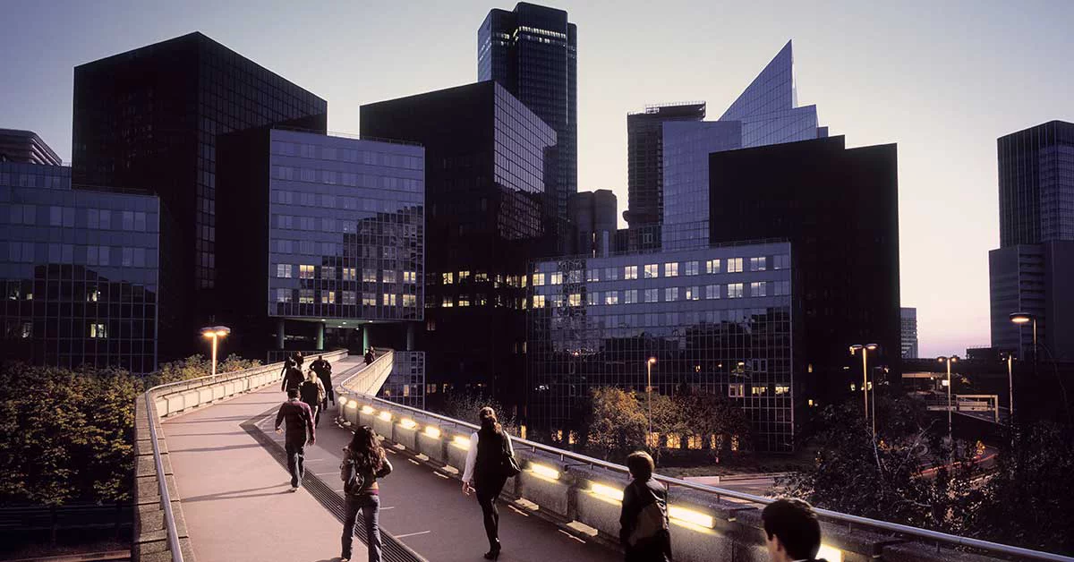 Multiple real estate buildings