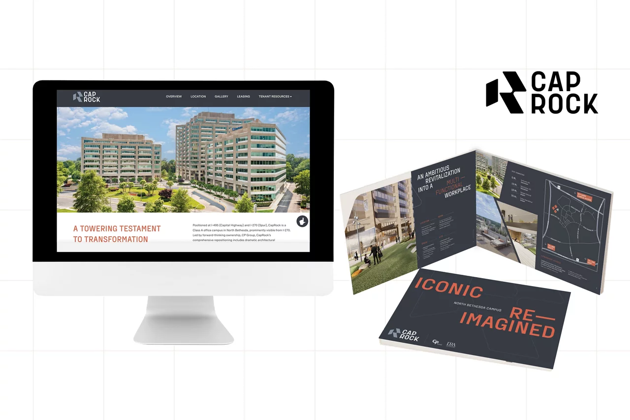 A refreshed brand and collateral set the stage for repositioning this marquee property