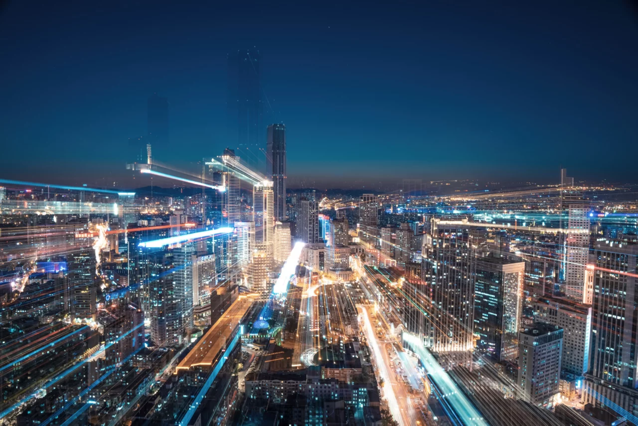 City View with buildings