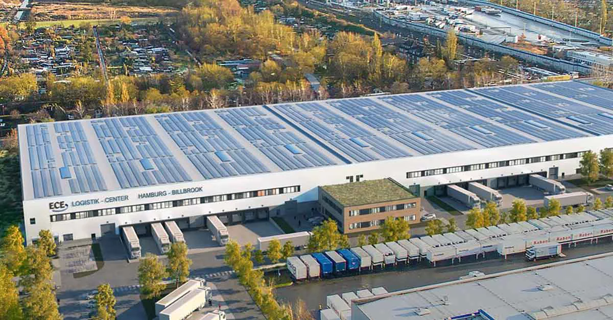 Modernes Logistikzentrum in Hamburg Billbrook