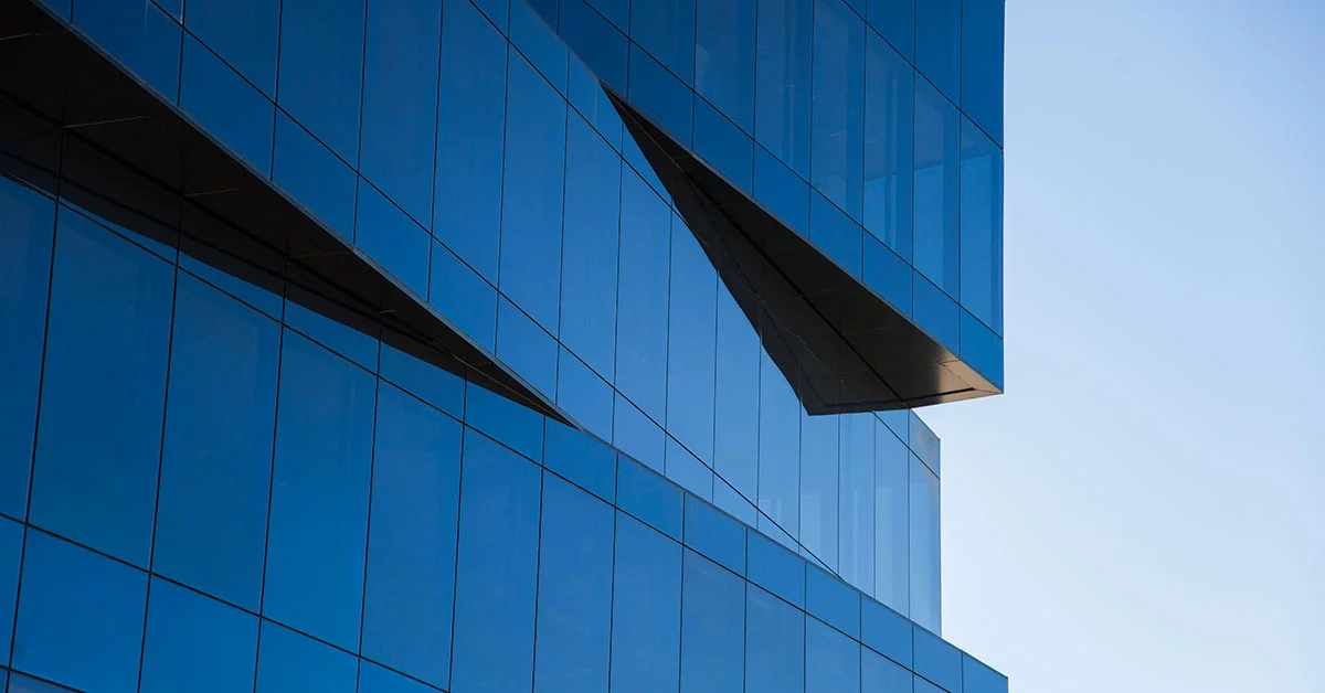 Glass building