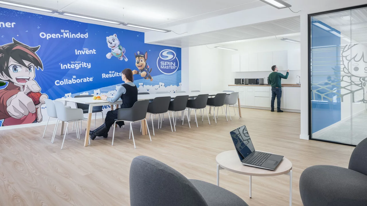 Cafeteria inside an office building