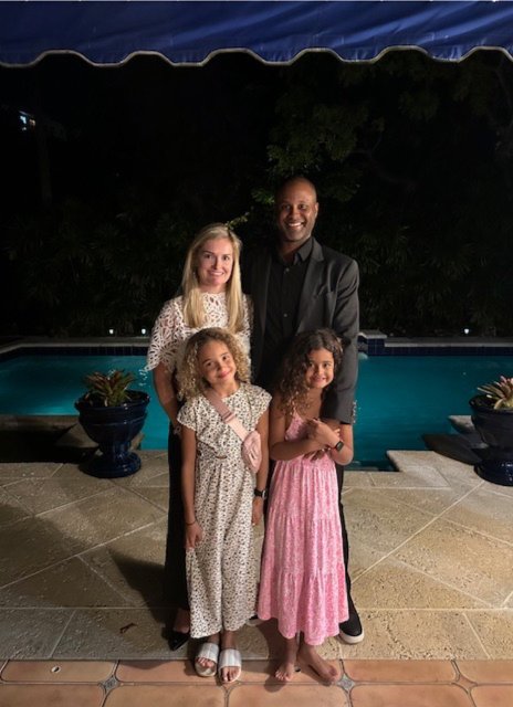 Molly Morgan with her family