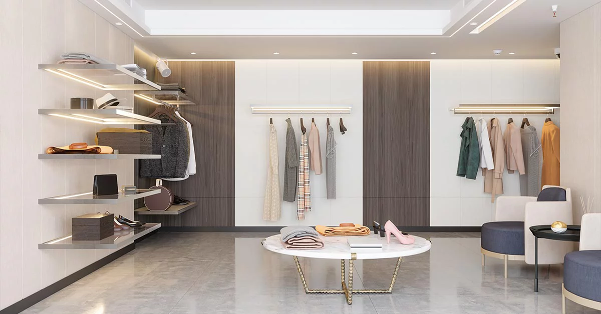 Image of a retail shopping space