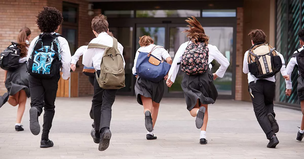 Running students