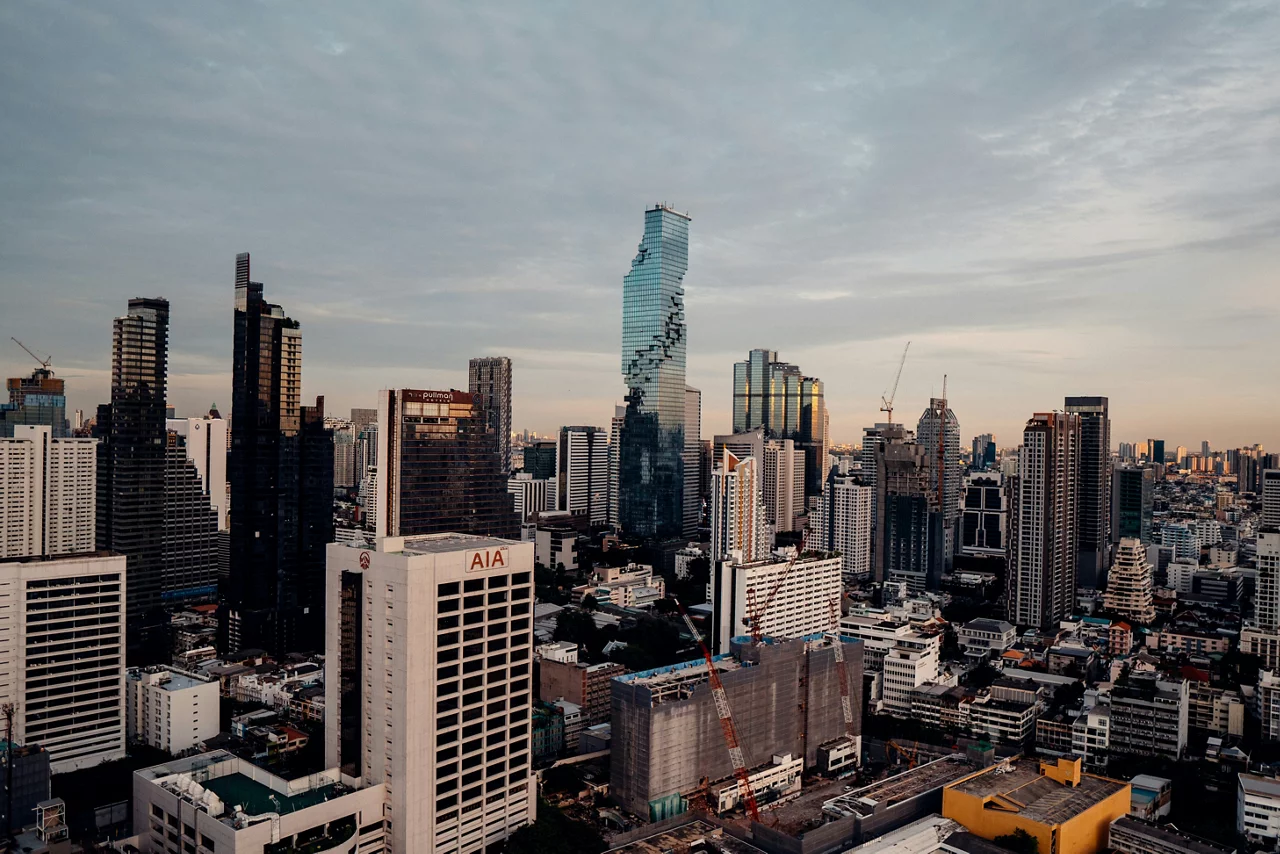 Aerial view of a City
