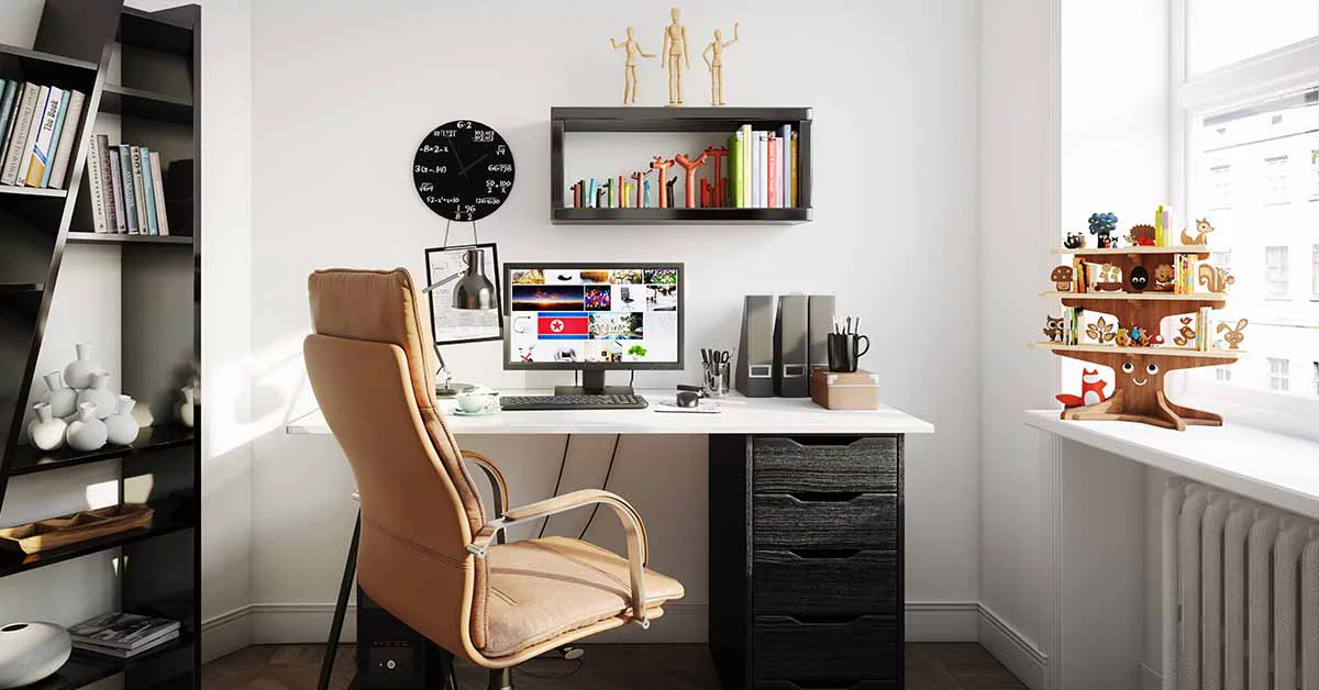 Cozy Scandinavian Home Office