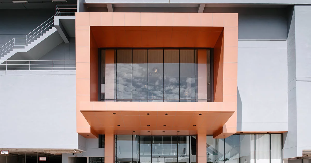 Modern Entrance Hall and Facade Building