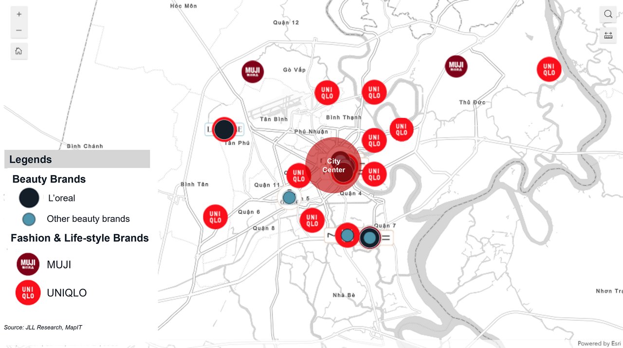 Retail brands location approach 