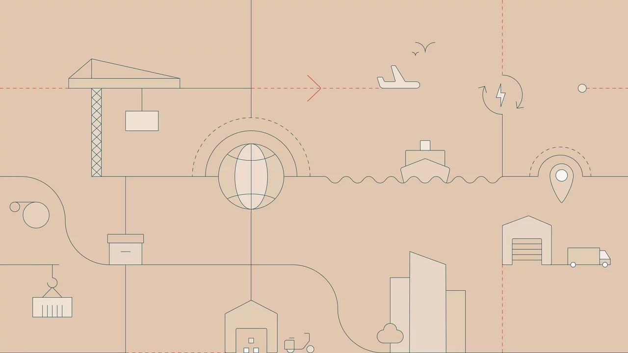 Illustration of industrial