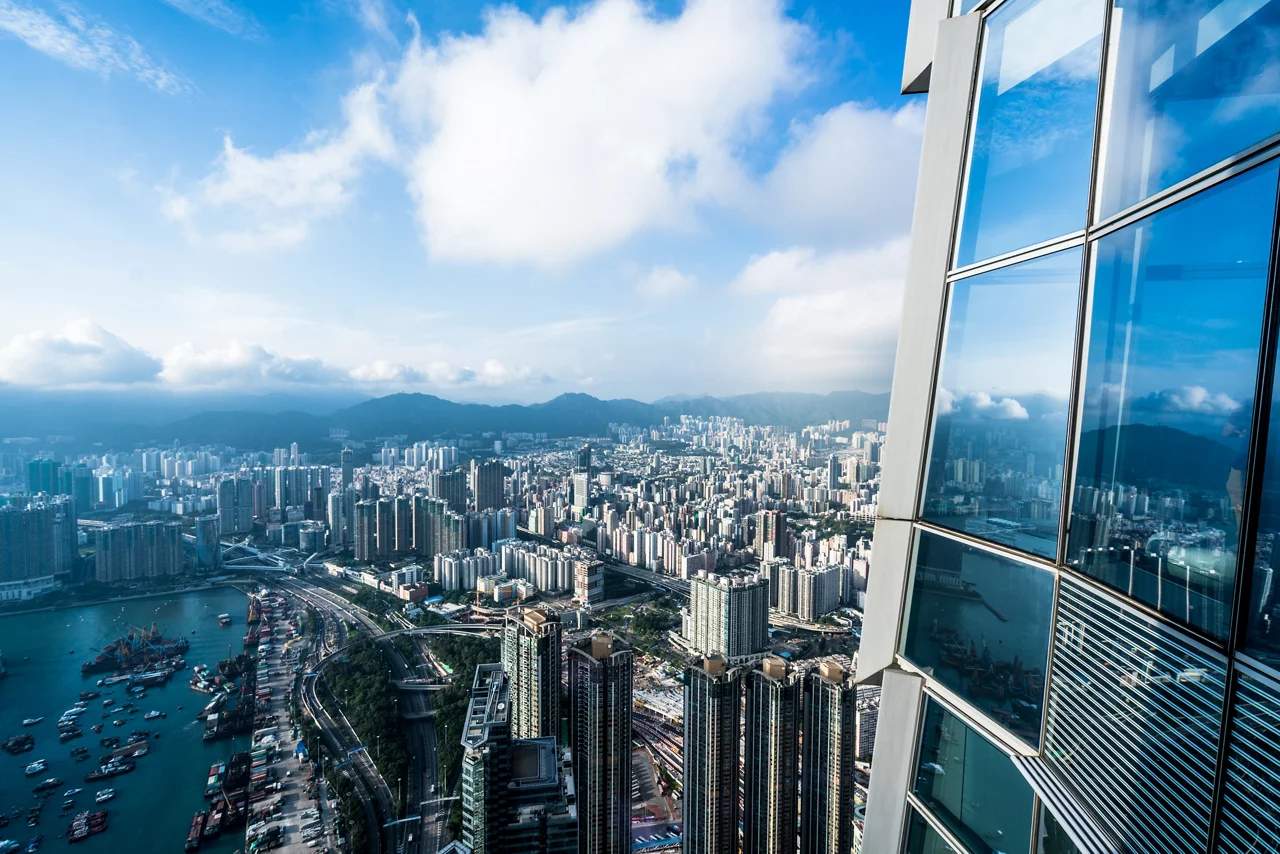 Hong Kong city skyline