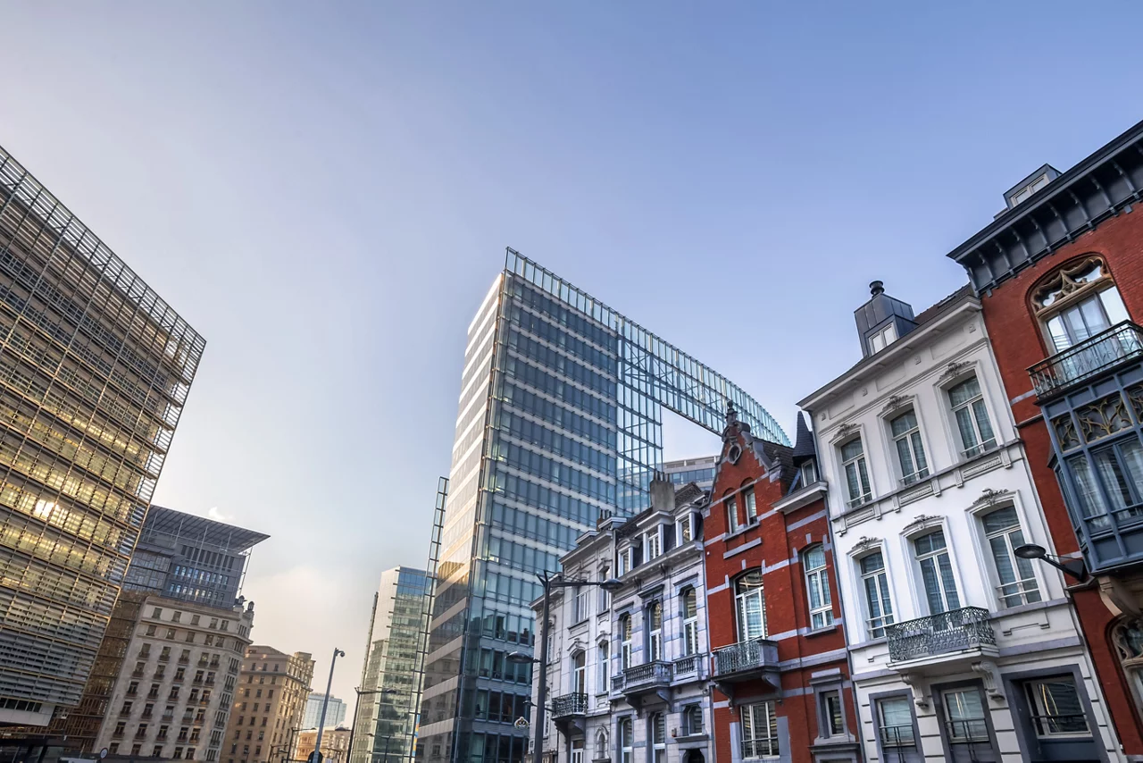 Brussels belgium cityscape