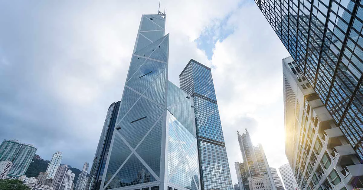 CBD skyscraper in Hong Kong