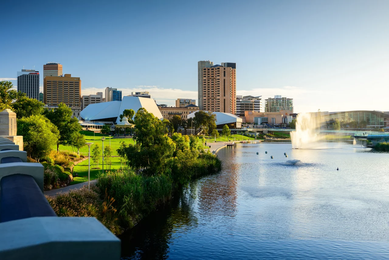 city view of the Adelaide 