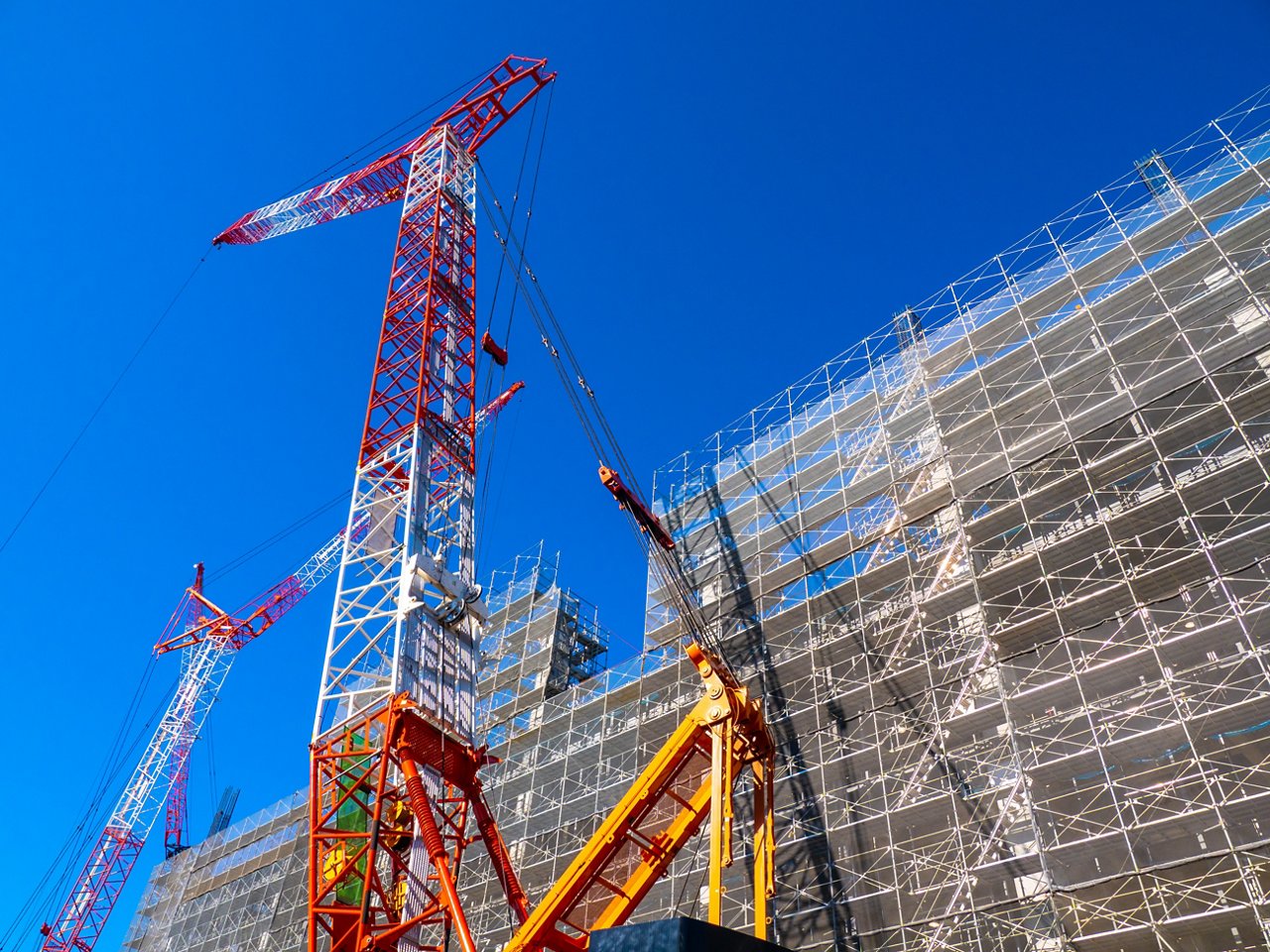 開発中の大型先進物流施設