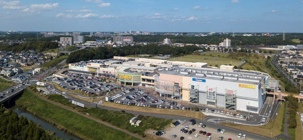 Unimoのドローンからの眺め