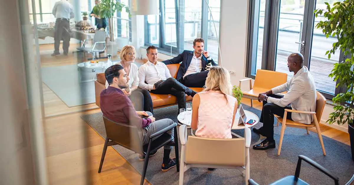 People discussing