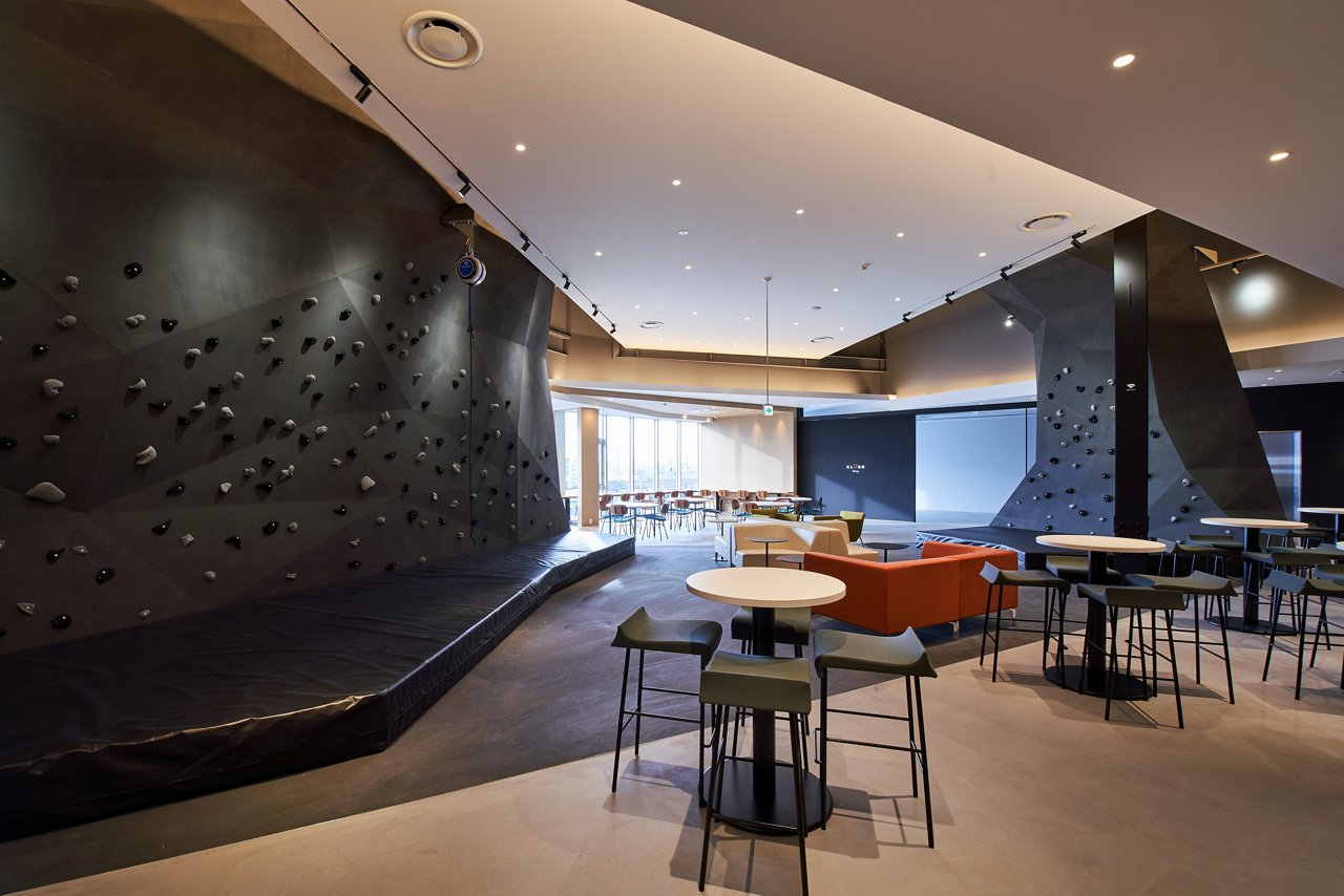 Break out area with modern furniture