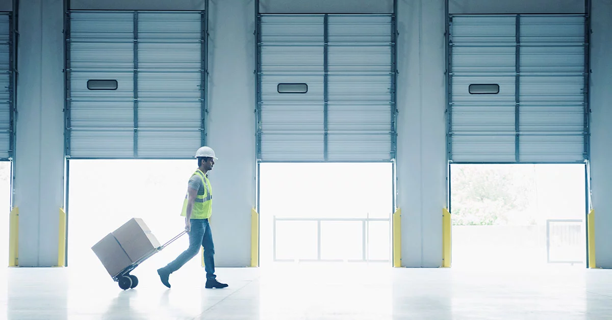 Man working in industry