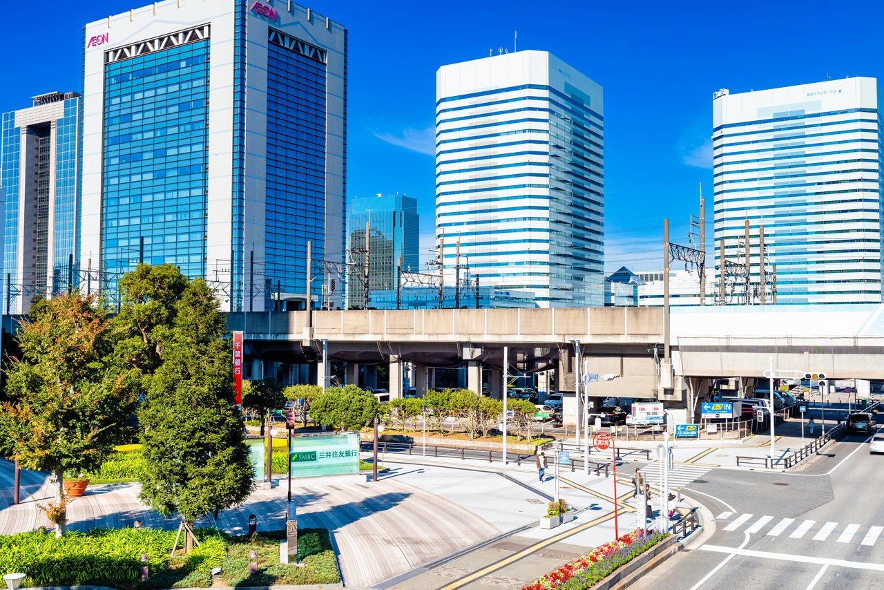 オフィスビルが集積する千葉県・幕張エリア