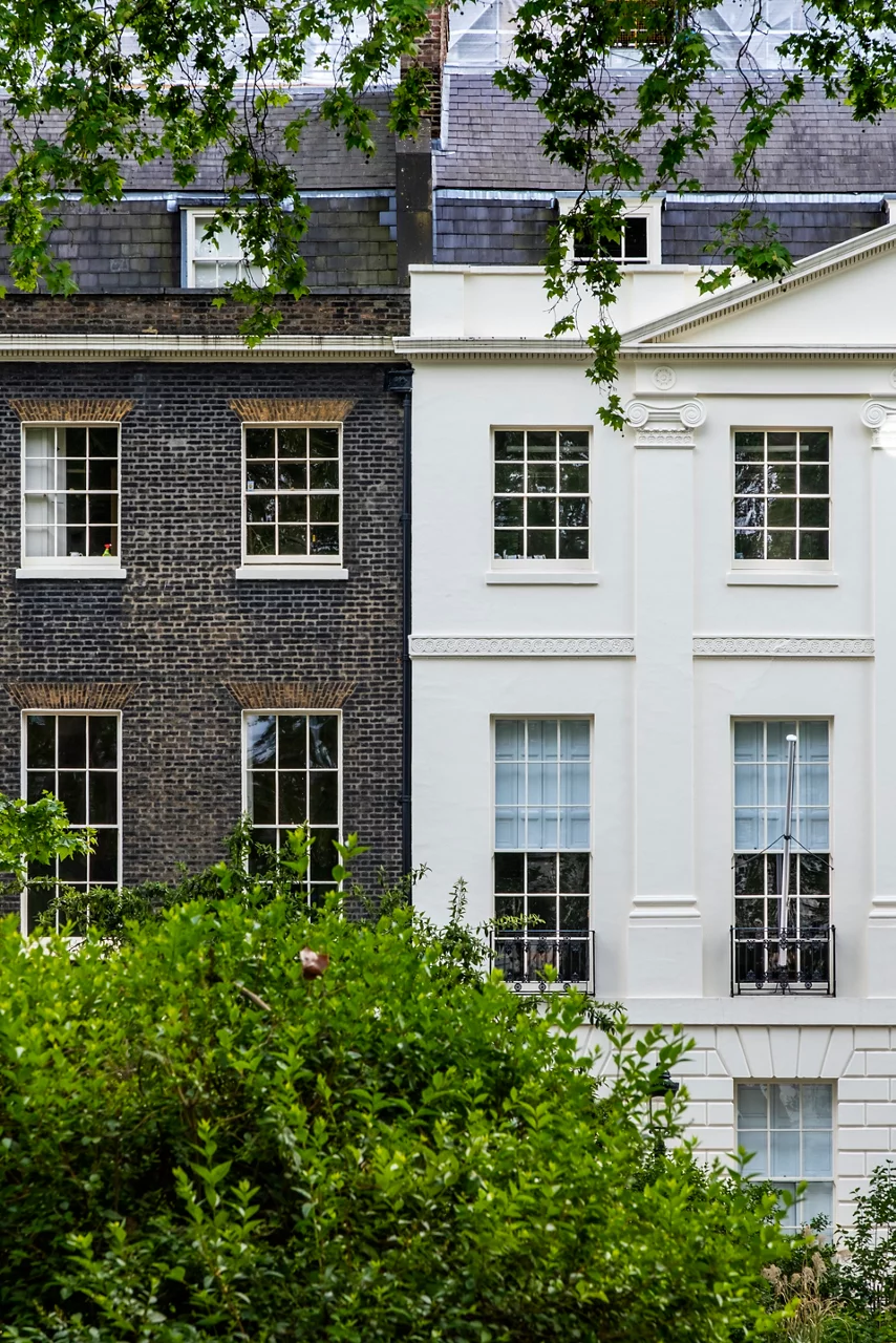 Eighteenth Century Georgian houses on Bedford square