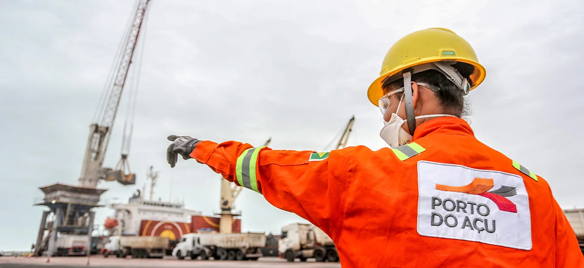 man working on the workplace