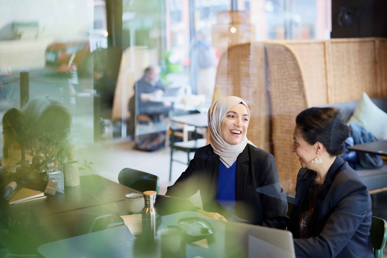 People having a meet at a coffee shop