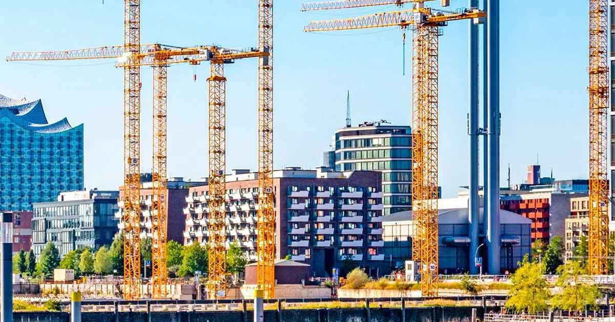 Construction on a land parcel