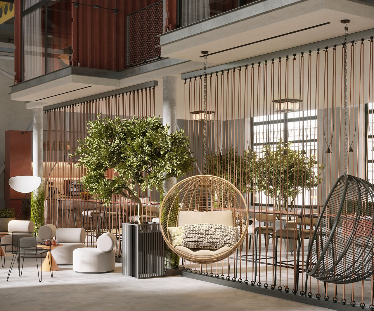 トレンドを意識したオフィスデザイン例