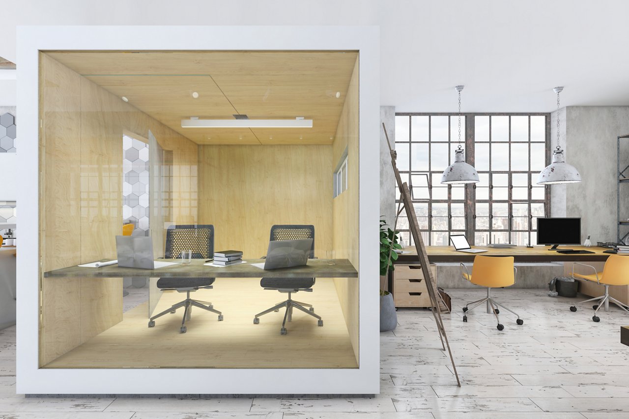 個性的なオフィスレイアウト