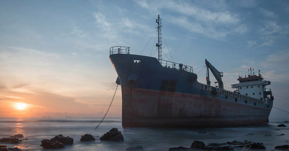 Ship at shore